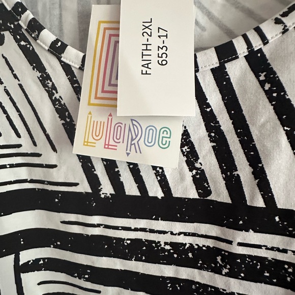 Lularoe 2x print body suit Faith - Picture 2 of 3